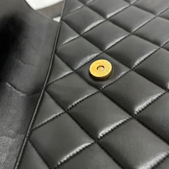 Authentic Pre-Owned CHANEL CC Mark Matelasse Shoulder Bag Lambskin Leather Brown - Picture 14 of 16